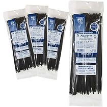 Amazon.co.jp: AB300-W ヘラマンタイトン ケーブルタイ 結束バンド